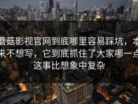 蘑菇影视官网到底哪里容易踩坑，本来不想写，它到底抓住了大家哪一点这事比想象中复杂